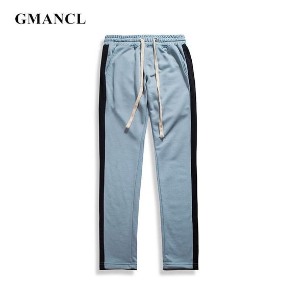 men's pants men harajuku hip hop side striped stitching loose joggers sweatpants trousers streetwear elastic waist drawstring casual, Black
men's pants men harajuku hip hop side striped stitching loose joggers sweatpants trousers streetwear elastic waist drawstring casual, Black