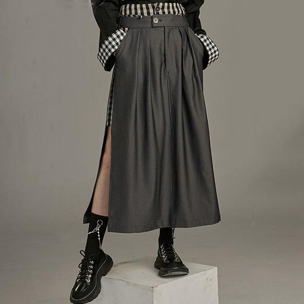women's pants & capris loose culottes stitching split trousers wide-leg for women k013, Black;white
women's pants & capris loose culottes stitching split trousers wide-leg for women k013, Black;white