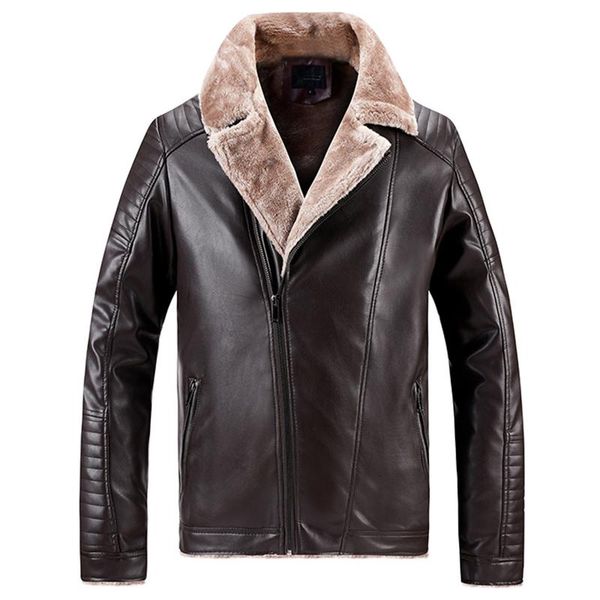 men's jackets men casual leather jacket autumn&winter warm long sleeve lapel pockets zip-up coats man winter, Black;brown
men's jackets men casual leather jacket autumn&winter warm long sleeve lapel pockets zip-up coats man winter, Black;brown