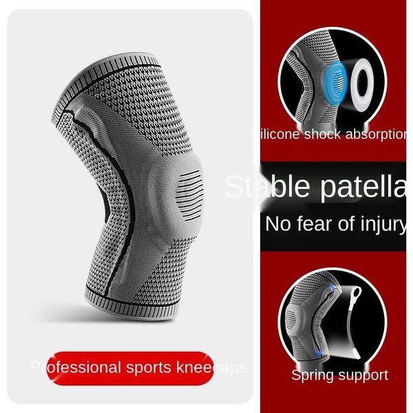 elbow & knee pads 2021 -selling 1pcs for sport support kneepad kneecap silicone spring patella protector running volleyball, Black;gray
elbow & knee pads 2021 -selling 1pcs for sport support kneepad kneecap silicone spring patella protector running volleyball, Black;gray