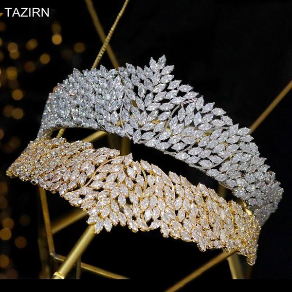 hair clips & barrettes 5a cubic zirconia crowns and tiaras for women wedding cz elegant queen headpieces big headwear bridal jewelry accesso, Golden;silver
hair clips & barrettes 5a cubic zirconia crowns and tiaras for women wedding cz elegant queen headpieces big headwear bridal jewelry accesso, Golden;silver