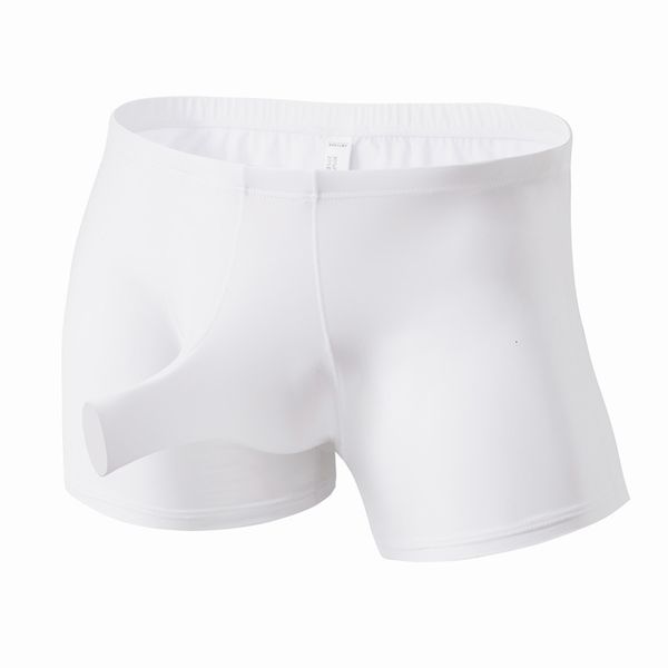 men's boxer shorts ice silk medium low waist gun egg jj cover split flat angle fun underwear trendy man, Black;white
men's boxer shorts ice silk medium low waist gun egg jj cover split flat angle fun underwear trendy man, Black;white
