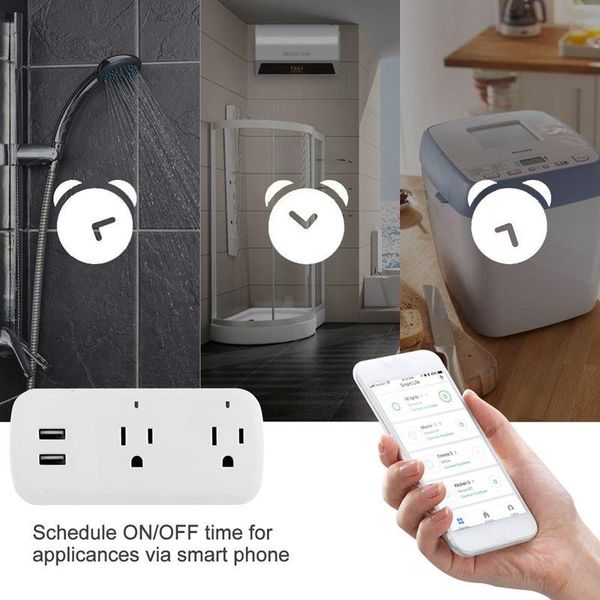 smart power plugs plug monitor timing function us wifi socket voice control wireless remote app works with alexa google assistant
smart power plugs plug monitor timing function us wifi socket voice control wireless remote app works with alexa google assistant