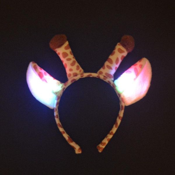 party decoration giraffe animal ears led flashing headband light headwear festival cosplay costume kids birthday halloween christmas
party decoration giraffe animal ears led flashing headband light headwear festival cosplay costume kids birthday halloween christmas