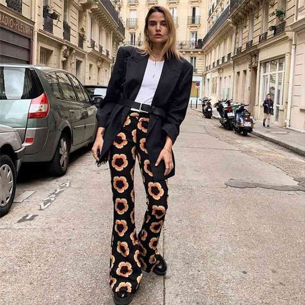 women fashion flare pants heart floral pattern elastic high waist casual trousers bell bottom stylish y2k streetwear spring fall, Black;white
women fashion flare pants heart floral pattern elastic high waist casual trousers bell bottom stylish y2k streetwear spring fall, Black;white