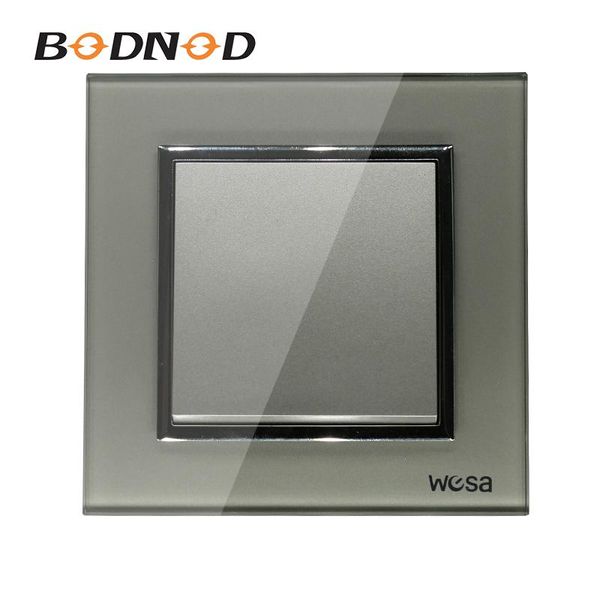 smart home control eu standard wall switch luxury grey crystal glass, 1 gang way plastic fb-01
smart home control eu standard wall switch luxury grey crystal glass, 1 gang way plastic fb-01