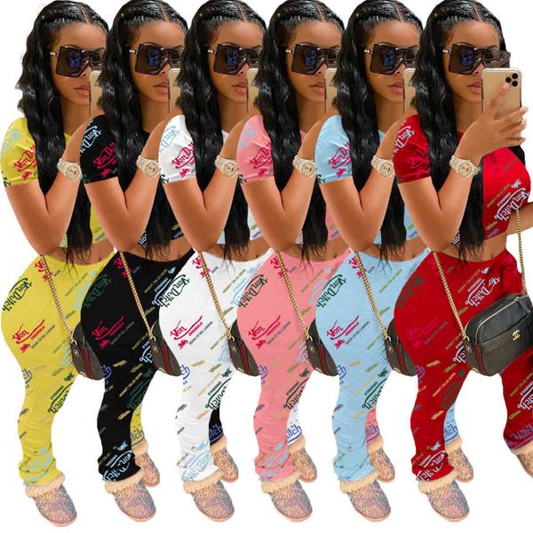 women's two piece pants 6 colors selling 2021 fashion summer leisure two-piece sets printing short sleeve sportswear slim, White
women's two piece pants 6 colors selling 2021 fashion summer leisure two-piece sets printing short sleeve sportswear slim, White