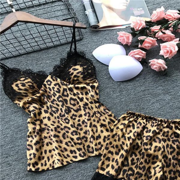 Sexy Summer Pajamas Sleeveless Lace Womens Sleepwears Up Nightwear Leopard Print Satin Cami Top Shorts Pajama Sets, Black;red
Sexy Summer Pajamas Sleeveless Lace Womens Sleepwears Up Nightwear Leopard Print Satin Cami Top Shorts Pajama Sets, Black;red