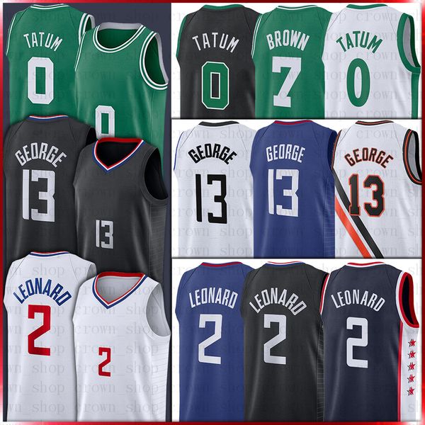 2 kawhi george basketball jerseys 13 paul leonard jayson 0 tatum jaylen 7 brown men's white jersey, Black;red
2 kawhi george basketball jerseys 13 paul leonard jayson 0 tatum jaylen 7 brown men's white jersey, Black;red