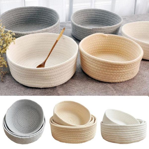 storage baskets woven style durable basket elliptical cotton rope bin organizer for home office small items 3 sizes machine washable
storage baskets woven style durable basket elliptical cotton rope bin organizer for home office small items 3 sizes machine washable