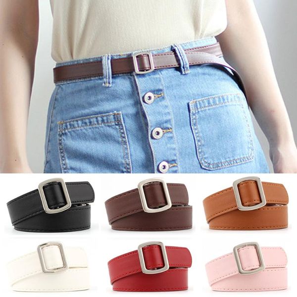 belts women's silver square buckle belt student ladies wild jeans decoration waistband bltyn0362, Black;brown
belts women's silver square buckle belt student ladies wild jeans decoration waistband bltyn0362, Black;brown