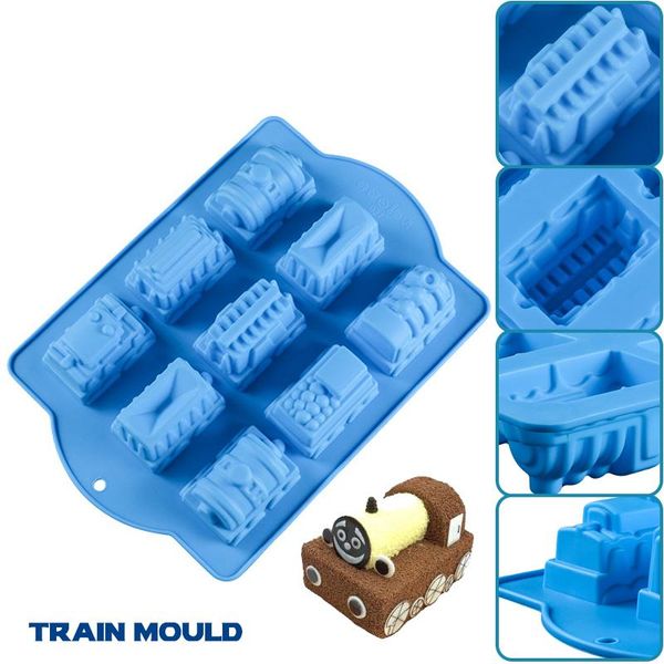 baking & pastry tools 7 holes train shape diy chocolate mold cake silicone ice cube tray fondant moulds
baking & pastry tools 7 holes train shape diy chocolate mold cake silicone ice cube tray fondant moulds