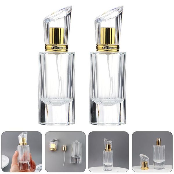 storage bottles & jars 2pcs perfume glass bottle dispenser refillable small container 50ml
storage bottles & jars 2pcs perfume glass bottle dispenser refillable small container 50ml