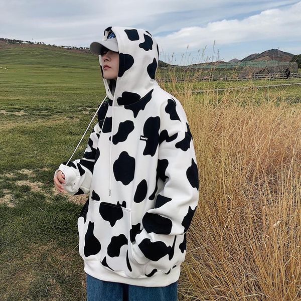 men's hoodies & sweatshirts cows pattern vintage for men japanese fashion trends oversized streetwear teenage loose fit pullover sweats, Black
men's hoodies & sweatshirts cows pattern vintage for men japanese fashion trends oversized streetwear teenage loose fit pullover sweats, Black