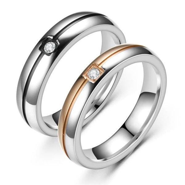 wedding rings amvie he and her couple inlaid with zircon male stainless steel ladies double engagement gift, Slivery;golden
wedding rings amvie he and her couple inlaid with zircon male stainless steel ladies double engagement gift, Slivery;golden