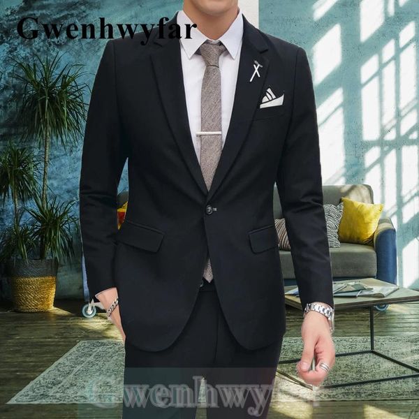 men's suits & blazers gwenhwyfar 2021 style single-breasted black western fit two-piece suit jacket with pants groom wedding, White;black
men's suits & blazers gwenhwyfar 2021 style single-breasted black western fit two-piece suit jacket with pants groom wedding, White;black