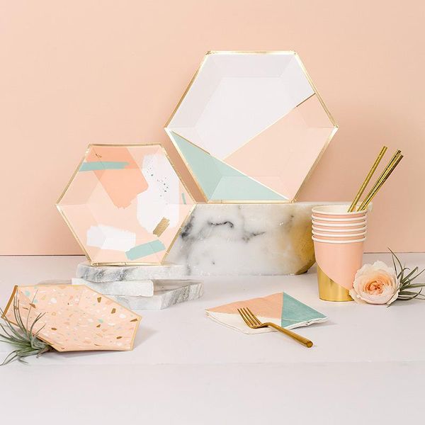 disposable dinnerware pink hexagon cake plate party tableware picnic birthday fruit snack
disposable dinnerware pink hexagon cake plate party tableware picnic birthday fruit snack