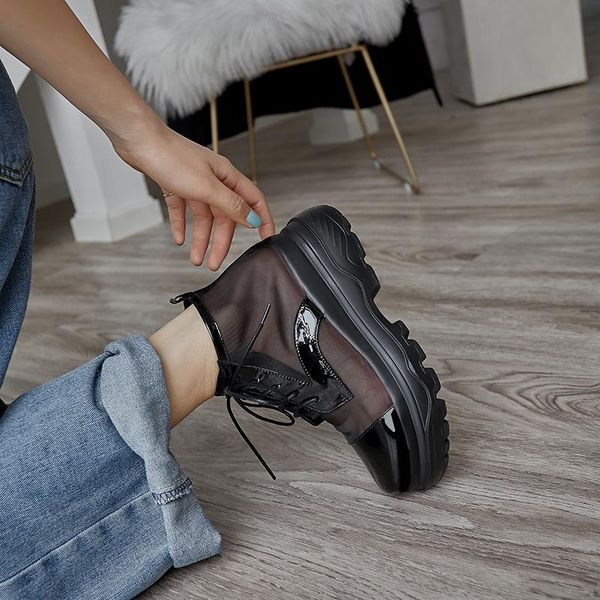 women's spring and summer all-match comfortable increased small shoes thick bottom handsome short tube boots z543 sandals, Black
women's spring and summer all-match comfortable increased small shoes thick bottom handsome short tube boots z543 sandals, Black