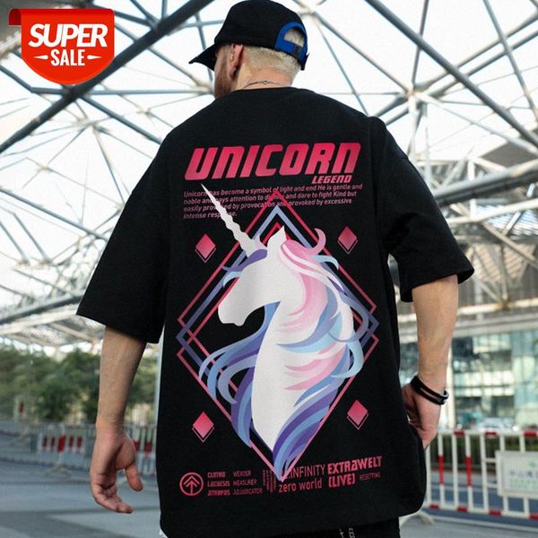oversize plus fat big size tide brand couple unicorn five-point sleeve men's short-sleeved #bl8a, White;black
oversize plus fat big size tide brand couple unicorn five-point sleeve men's short-sleeved #bl8a, White;black