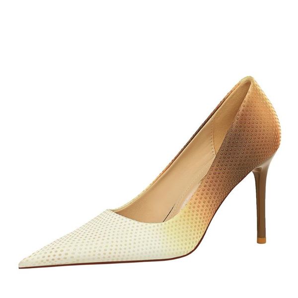 dress shoes fashion women high heels stiletto elegant silk pointed toe color matching gradient pumps female 43, Black
dress shoes fashion women high heels stiletto elegant silk pointed toe color matching gradient pumps female 43, Black