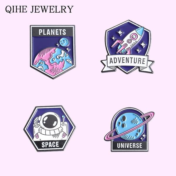 pins, brooches universe adventure astronaut rocket enamel pins cartoon planets for space lover lapel pin badge jewelry gift wholesale, Gray
pins, brooches universe adventure astronaut rocket enamel pins cartoon planets for space lover lapel pin badge jewelry gift wholesale, Gray