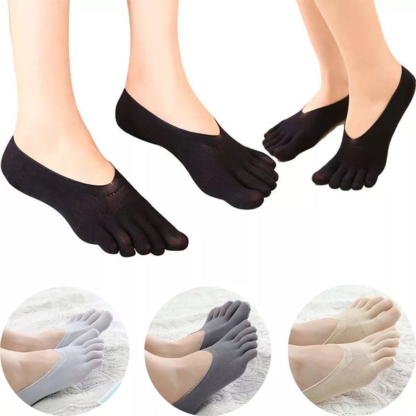 women casual toe socks no show full five finger low-cut liner hosiery, Black;white
women casual toe socks no show full five finger low-cut liner hosiery, Black;white