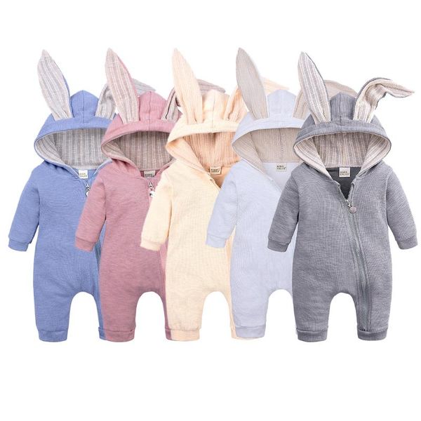 children's clothing baby boy girl long ears romper born hooded zipper jumpsuits, Blue
children's clothing baby boy girl long ears romper born hooded zipper jumpsuits, Blue