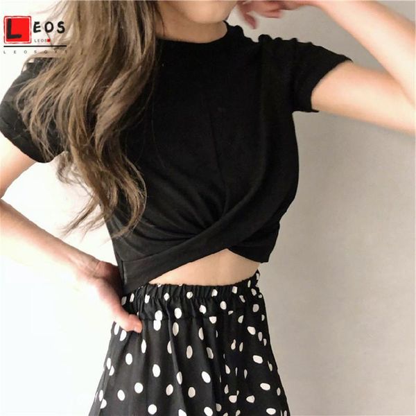 women's t-shirt women crop lotus sleeve half o-neck tees summer casual slim stripe fashion ladies short, White
women's t-shirt women crop lotus sleeve half o-neck tees summer casual slim stripe fashion ladies short, White