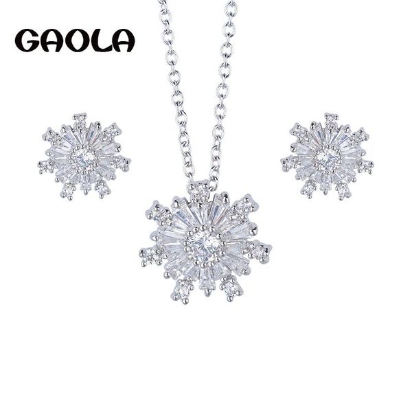 earrings & necklace gaola christmas day snow flower crystal jewelry silver color children sets for girls gldt0724
earrings & necklace gaola christmas day snow flower crystal jewelry silver color children sets for girls gldt0724