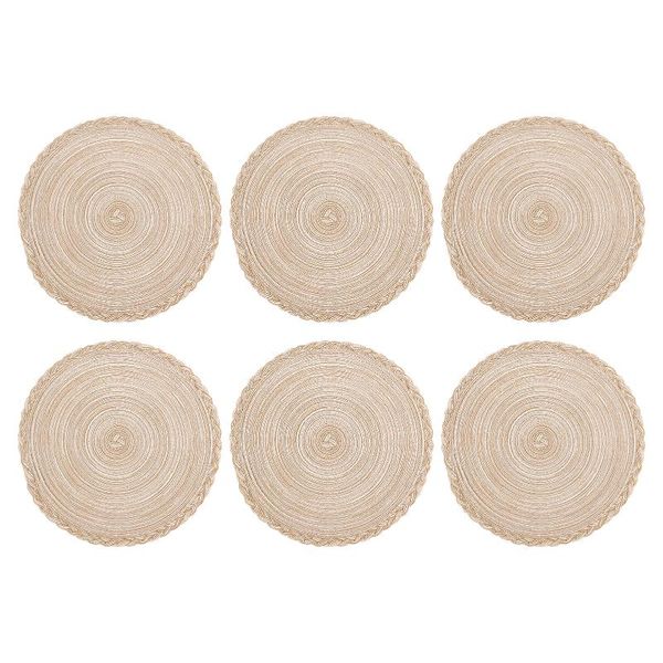 mats & pads 6pcs washable heat resistant kitchen decor restaurant cotton yarn party table round placemat handmade crochet non slip
mats & pads 6pcs washable heat resistant kitchen decor restaurant cotton yarn party table round placemat handmade crochet non slip