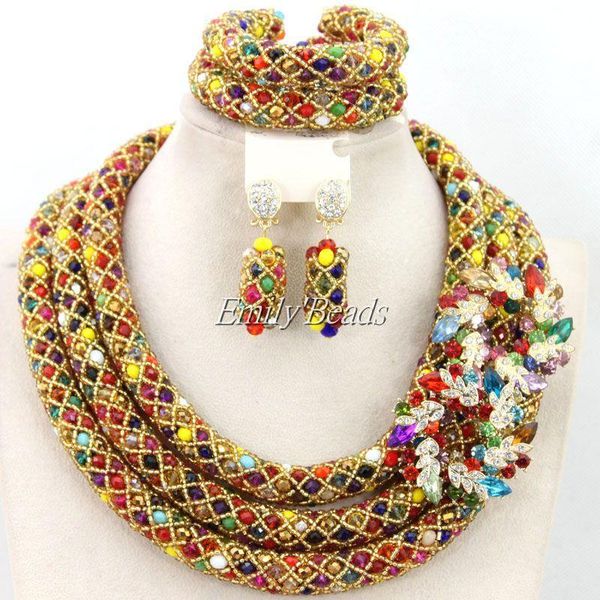 earrings & necklace 2021 smart african crystal beads jewelry set handmade nigerian wedding bridal bracelet sets amj392, Silver
earrings & necklace 2021 smart african crystal beads jewelry set handmade nigerian wedding bridal bracelet sets amj392, Silver