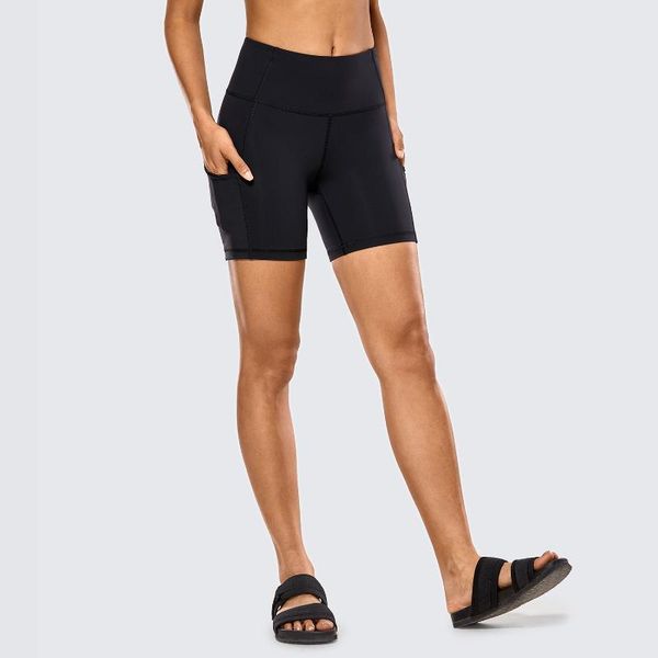 la isla women's breathable luxury naked feeling sport shorts high waist tummy control with side pockets-6 inches running, Black;blue
la isla women's breathable luxury naked feeling sport shorts high waist tummy control with side pockets-6 inches running, Black;blue
