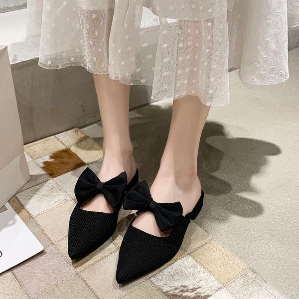shoes women square heel slippers flat flock low slides pantofle pointed toe fashion platform soft block summer 2021 cover, Black
shoes women square heel slippers flat flock low slides pantofle pointed toe fashion platform soft block summer 2021 cover, Black