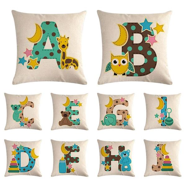 cushion/decorative pillow 45x45cm personality english letter cushion cover cartoon giraffe bear linen car chair sofa home decoration
cushion/decorative pillow 45x45cm personality english letter cushion cover cartoon giraffe bear linen car chair sofa home decoration