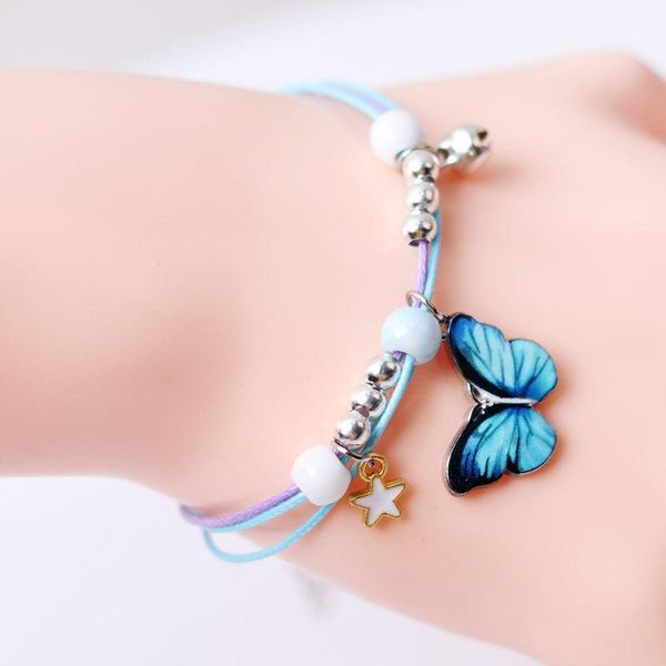 charm bracelets fashion drip butterfly insect braided blue animal pentagram star rope chains women party jewelry, Golden;silver
charm bracelets fashion drip butterfly insect braided blue animal pentagram star rope chains women party jewelry, Golden;silver