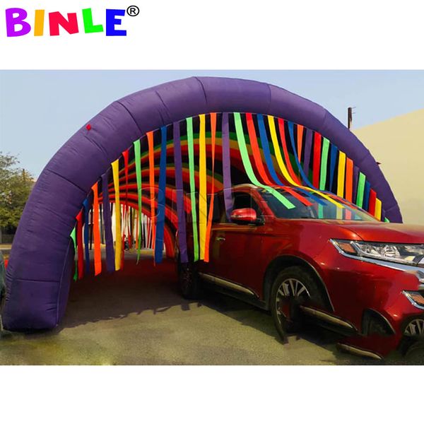 colorful large inflatable rainbow tunnel tent with tassels curtains event entrance gate archway for pary decoration
colorful large inflatable rainbow tunnel tent with tassels curtains event entrance gate archway for pary decoration