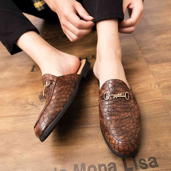 black half shoes men leather casual slide slipper brand designer italian mens mocassin homme chaussure buty meskie
black half shoes men leather casual slide slipper brand designer italian mens mocassin homme chaussure buty meskie