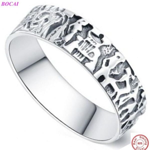 cluster rings bocai s925 sterling silver ring fashion personality retro old 925 for men and women couples thai, Golden;silver
cluster rings bocai s925 sterling silver ring fashion personality retro old 925 for men and women couples thai, Golden;silver