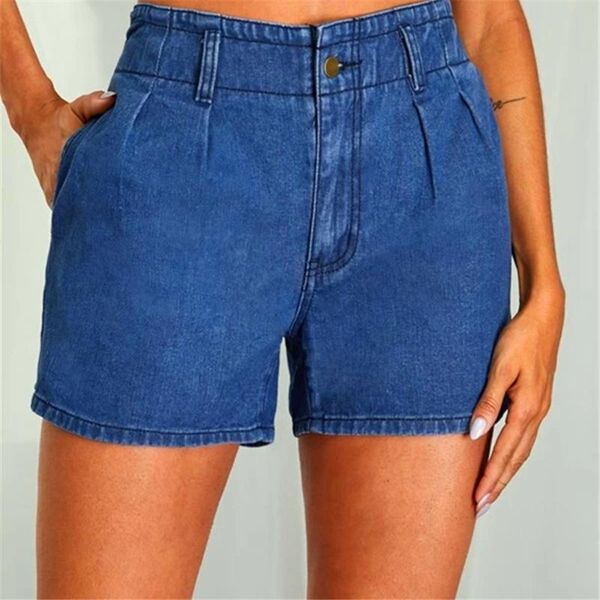 women's shorts blue high waist straight casual denim women 2021 summer 100% pure cotton elastic solid color jeans lady, White;black
women's shorts blue high waist straight casual denim women 2021 summer 100% pure cotton elastic solid color jeans lady, White;black