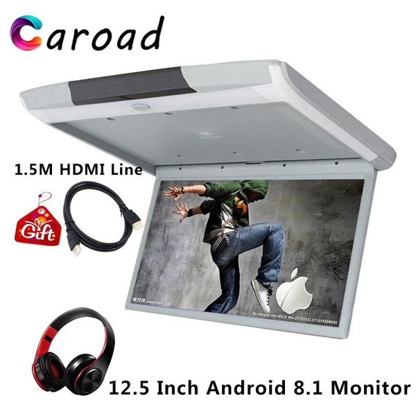 car video caroad 12.5 inch android 8.1 monitor ceiling mount roof 1080p ips screen wifi/hdmi/usb/sd/fm/bluetooth/speaker/game
car video caroad 12.5 inch android 8.1 monitor ceiling mount roof 1080p ips screen wifi/hdmi/usb/sd/fm/bluetooth/speaker/game