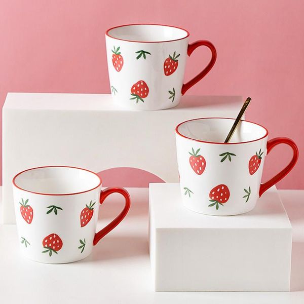 mugs cute ceramic strawberry mug juice milk cup coffee breakfast oatmeal bowl office water 350ml kitchen drinkware
mugs cute ceramic strawberry mug juice milk cup coffee breakfast oatmeal bowl office water 350ml kitchen drinkware