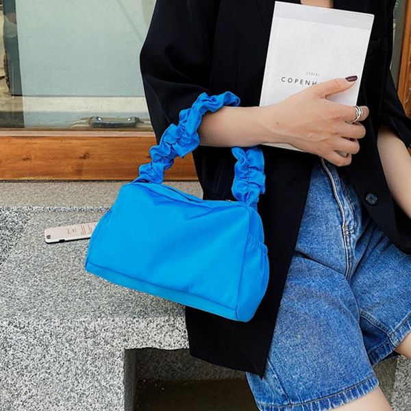 evening bags simple nylon solid underarm bag women designer zipper pleated women's handbag 2021 summer fashion woman shoulder
evening bags simple nylon solid underarm bag women designer zipper pleated women's handbag 2021 summer fashion woman shoulder