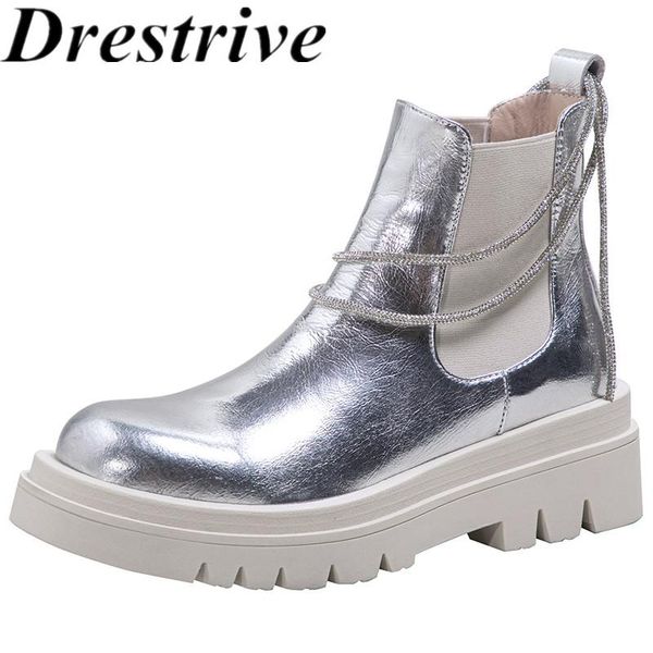 boots drestrive 2021 winter women ankle non slip round toe platform cow split leather patchwork thick low heels silver, Black
boots drestrive 2021 winter women ankle non slip round toe platform cow split leather patchwork thick low heels silver, Black