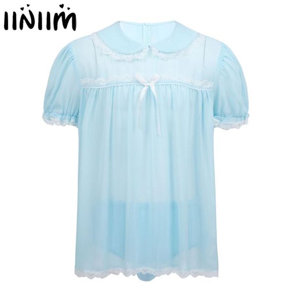 bras sets men male adults sissy lingerie set doll crossdress collar short puff sleeve chiffon frilly dress with ruffled panties sleepwear, Red;black
bras sets men male adults sissy lingerie set doll crossdress collar short puff sleeve chiffon frilly dress with ruffled panties sleepwear, Red;black