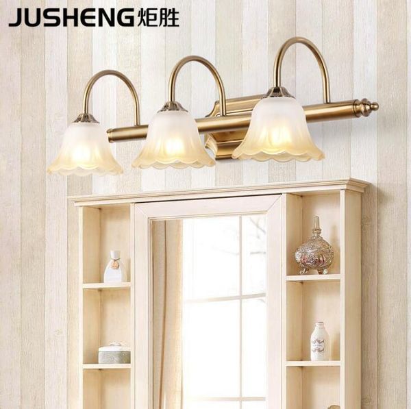 wall lamp american 3 headlights led flowers gold bathroom lights el mirror cabinet lamps
wall lamp american 3 headlights led flowers gold bathroom lights el mirror cabinet lamps
