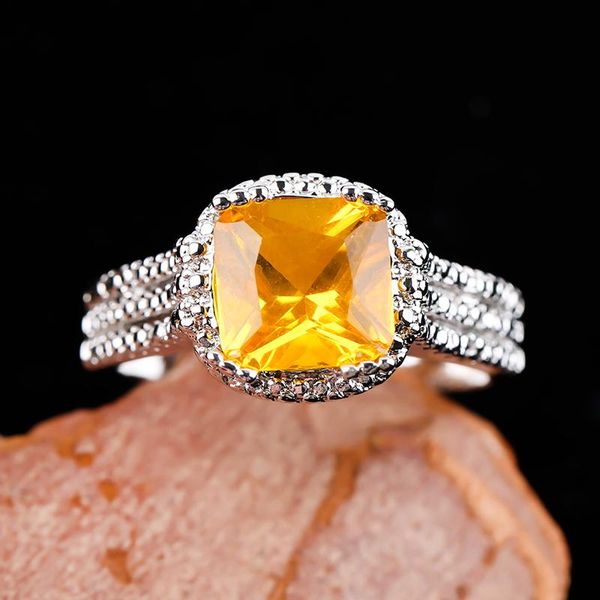 fashion geometric square crystal stone rings for women wedding engagement silver color yellow zirconia finger ring jewelry, Slivery;golden
fashion geometric square crystal stone rings for women wedding engagement silver color yellow zirconia finger ring jewelry, Slivery;golden