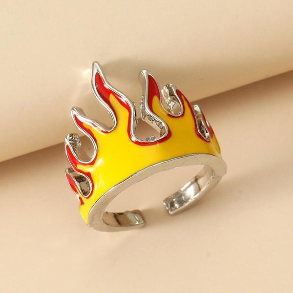 cluster rings fashion punk fire flame ring for men women hip hop cool motorcycle opening accessories creative boys party jewelry gift, Golden;silver
cluster rings fashion punk fire flame ring for men women hip hop cool motorcycle opening accessories creative boys party jewelry gift, Golden;silver