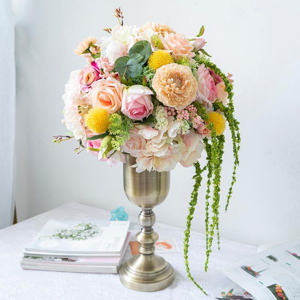 simulation rose ball flower table restaurant conference room el decoration wedding decorative flowers & wreaths
simulation rose ball flower table restaurant conference room el decoration wedding decorative flowers & wreaths