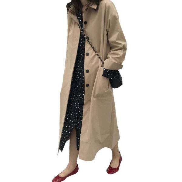 women's trench coats women long sleeve coat female pocket cardigan straight shirt overcoat, Tan;black
women's trench coats women long sleeve coat female pocket cardigan straight shirt overcoat, Tan;black