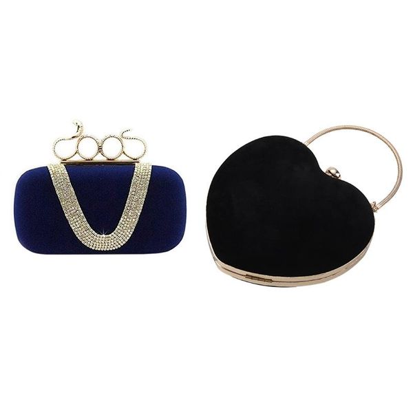 evening bags 2 pcs women's elegant bag ladies' handbag clutch for wedding and dresses dark blue & black
evening bags 2 pcs women's elegant bag ladies' handbag clutch for wedding and dresses dark blue & black
